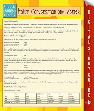 [45cf8] ^Full% %Download# Italian Conversation and Verbs (Speedy Language Study Guide) - Speedy Publishing @ePub~