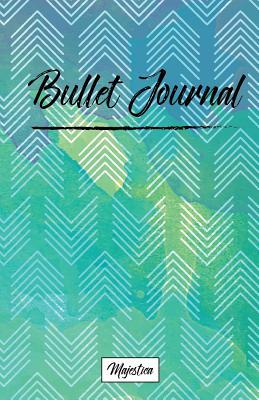 [912e9] !Read^ Bullet Journal: 2017 Journal Notebook, Dot Grid Journal, 122 Pages 5.5x8.5 - Chevron Blue -  #PDF@
