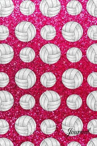 [7812b] #F.u.l.l.^ #D.o.w.n.l.o.a.d@ Journal: Faux pink glitter volleyballs notebook -  ~PDF%