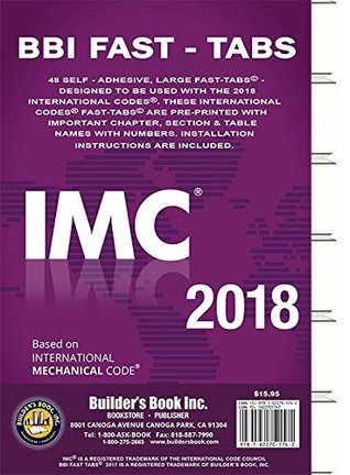 976fc] %D.o.w.n.l.o.a.d@ 2018 International Mechanical Code (IMC) Fast Tabs - Builders Book Inc *ePub@