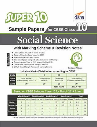 [bba8a] @R.e.a.d# Super 10 Sample Papers for CBSE Class 10 Social Science with Marking Scheme & Revision Notes - Disha Experts ~e.P.u.b#