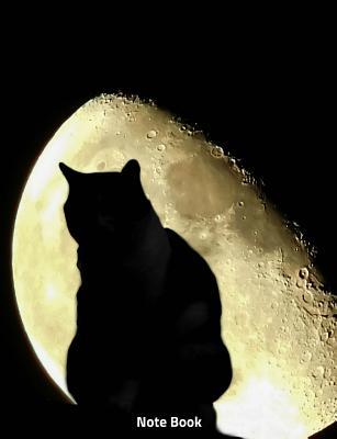 [6c4e8] #Read! ^Online% Note Book: The Cat and the Moon, Notebook, Wide Lined, 200 Paged 7.44 X 9.69 -  ^P.D.F^