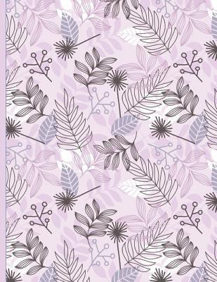 [a80f2] #F.u.l.l.~ @D.o.w.n.l.o.a.d@ Notebook: Dusty Pink Leaves 8.5x 11 Paperback Composition Note Book - 190 Lined Journal Pages - Notebook - Diary -  @PDF#