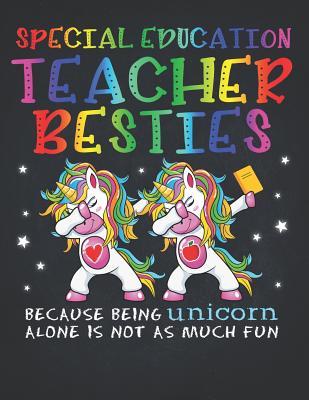 [835fc] ^Full# ^Download# Unicorn Teacher: Special Education Teacher Besties Teacher's Day Best Friend Composition Notebook Lightly Lined Pages Daily Journal Blank Diary Notepad Magical dabbing dance in class is best with BFF 8.5x11 - Magicteacher !e.P.u.b@
