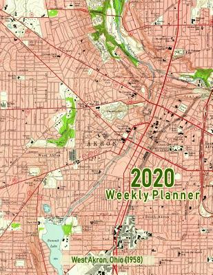 [93506] *Read! !Online% 2020 Weekly Planner: West Akron, Ohio (1958): Vintage Topo Map Cover - Noon Sun Handy Books ~ePub%