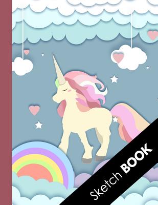 [04e00] #R.e.a.d* #O.n.l.i.n.e^ Sketch Book: Unique Unicorn with Pink Tail Large Sketchbook For Girls Kids and Women: Blank Paper for Drawing, Doodling or Sketching - Lora Creations ~ePub*
