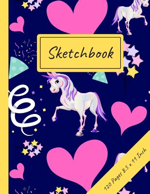 [7c1d1] @F.u.l.l.@ @D.o.w.n.l.o.a.d% Sketchbook: White Unicorn: 120 Page Large Blank Journal for Drawing, Doodling and Sketching - 8.5x11(21.6 x 27.9 cm) - Vibrant Creations @ePub#