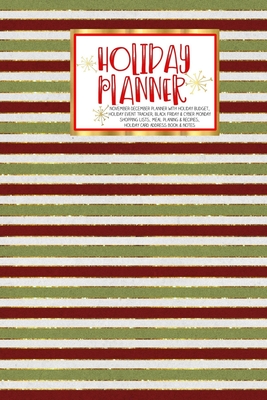 [535e2] %R.e.a.d% !O.n.l.i.n.e# Holiday Planner: Retro Christmas Thanksgiving Calendar Holiday Guide Budget Black Friday Cyber Monday Receipt Keeper Shopping List Meal Planner Event Tracker Christmas Card Address Women Wife Mom Gift -  ~e.P.u.b^