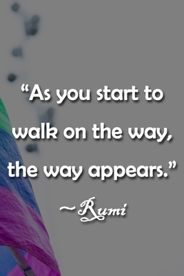 [b6e24] ^F.u.l.l.! #D.o.w.n.l.o.a.d% As You Start to Walk on the Way, the Way Appears Rumi Notebook: Lined Journal, 120 Pages, 6 x 9 inches, Thoughtful Gift, Soft Cover, Rainbow Glitter Matte Finish (As You Start to Walk on the Way, the Way Appears Rumi Journal) - Big Girl Warrior Publishing !ePub^